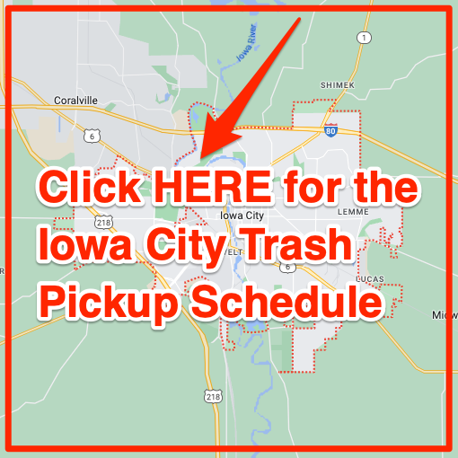 Iowa City Trash Pickup Schedule Map