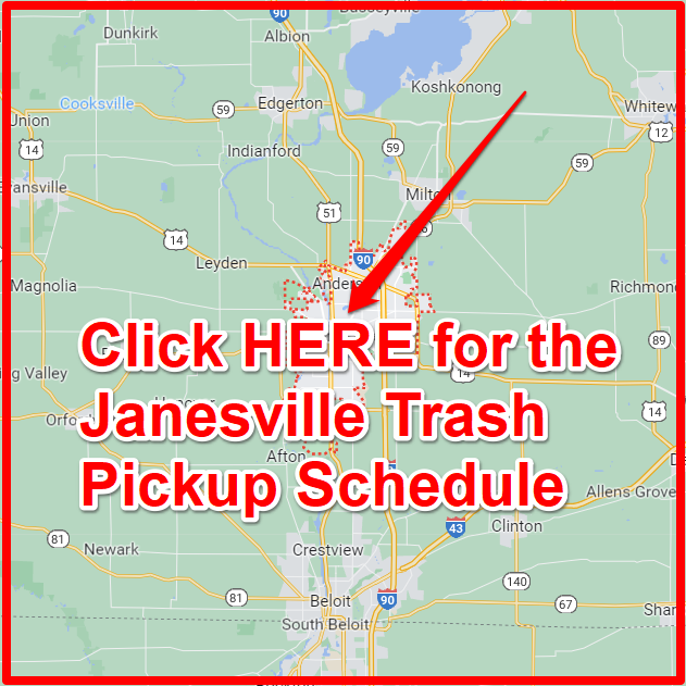 Janesville Trash Schedule 2024 (Bulk Pickup, Holidays, Map)