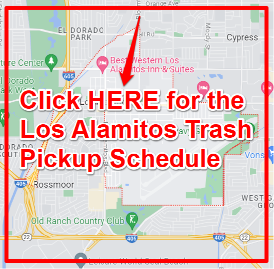 Los Alamitos Trash Pickup Schedule Map