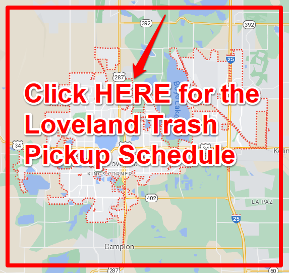 Loveland Trash Pickup Schedule Map