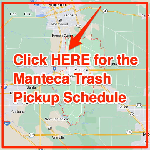 Manteca Trash Pickup Schedule Map