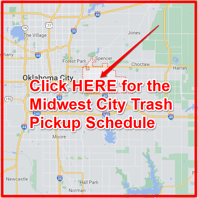 Midwest City Trash Pickup Schedule