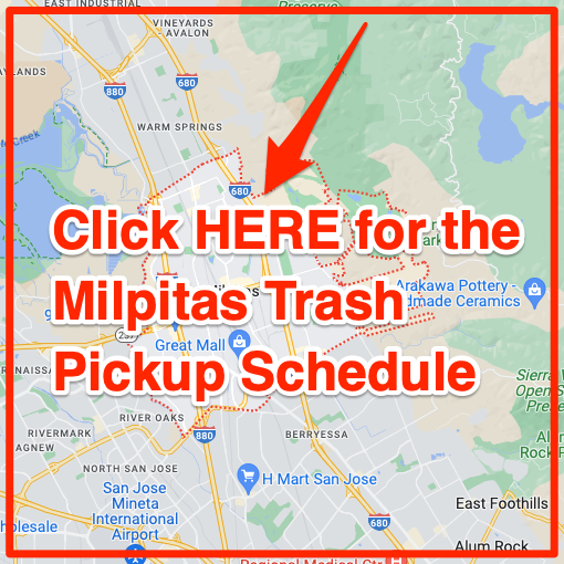 Milpitas Trash Pickup Schedule Map