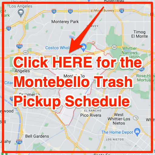 Montebello Trash Pickup Schedule Map