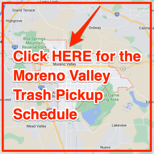 Moreno Valley Trash Pickup Schedule Map