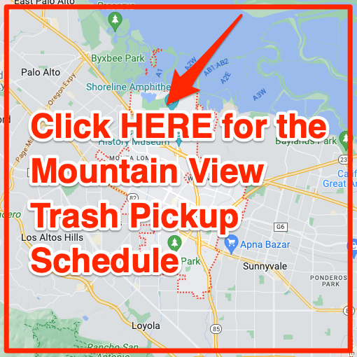 Mountain View Trash Pickup Schedule Map