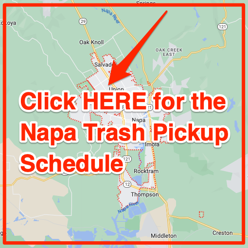 Napa Trash Pickup Schedule Map