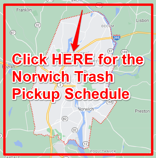 Norwich Trash Pickup Schedule Map
