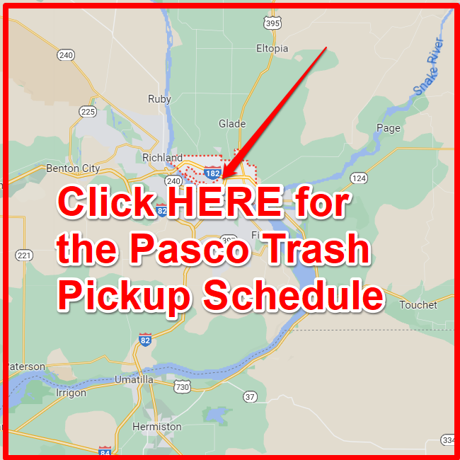 Pasco Trash Pickup Schedule