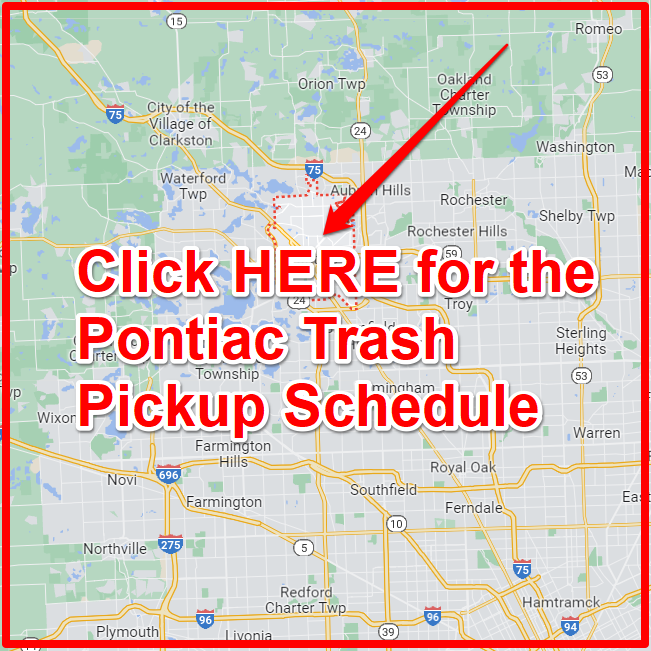 Pontiac Trash Pickup Schedule