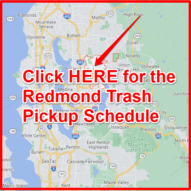 Redmond Trash Pickup Schedule