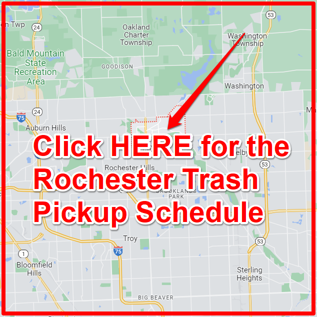 Rochester Trash Pickup Schedule