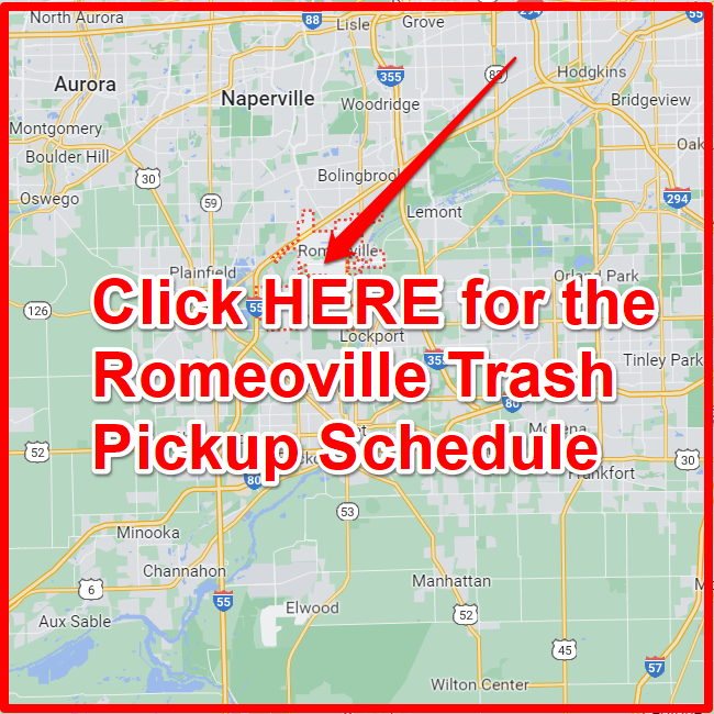 Romeoville Trash Pickup Schedule