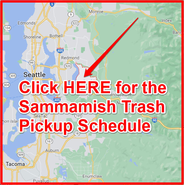 Sammamish Trash Pickup Schedule