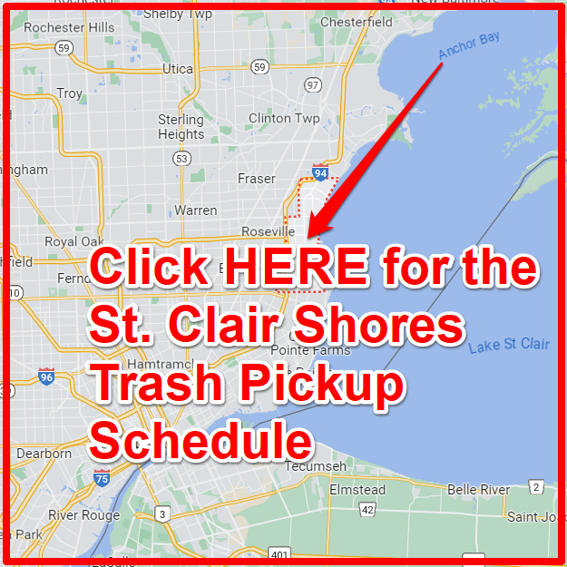 St. Clair Shores Trash Pickup Schedule