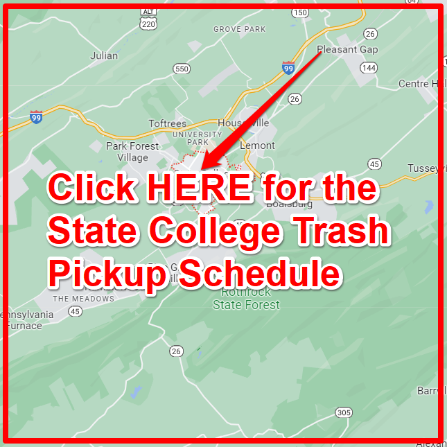 State College Trash Pickup Schedule