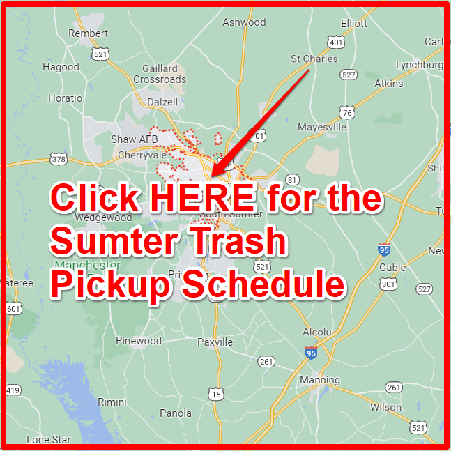 Sumter Trash Pickup Schedule