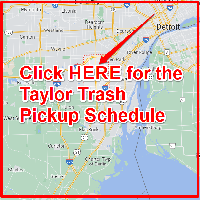 Taylor Trash Pickup Schedule