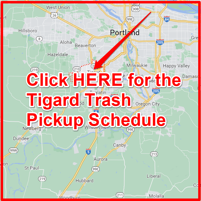 Tigard Trash Pickup Schedule