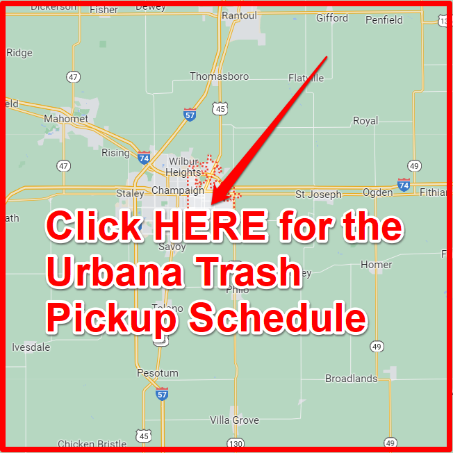 Urbana Trash Pickup Schedule