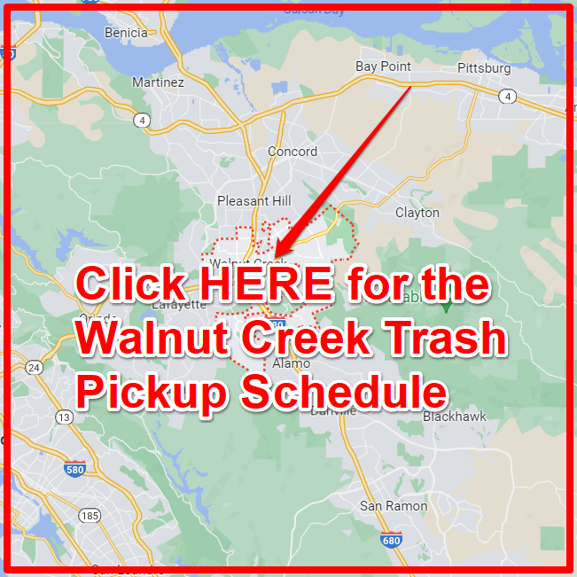 Walnut Creek Trash Pickup Schedule