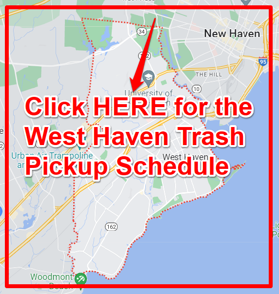 West Haven Trash Pickup Schedule Map