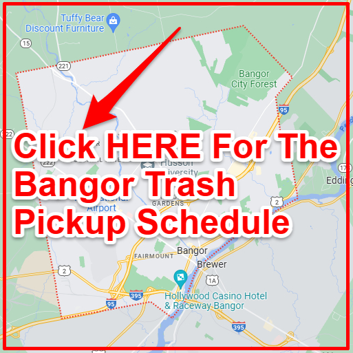 Bangor Trash Collection Map