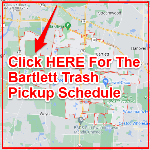 Bartlett Trash Collection Map