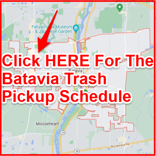 Batavia Trash Collection Map