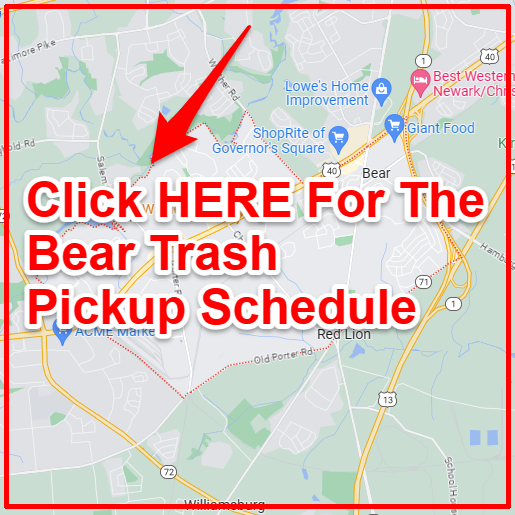Bear Trash Collection Map