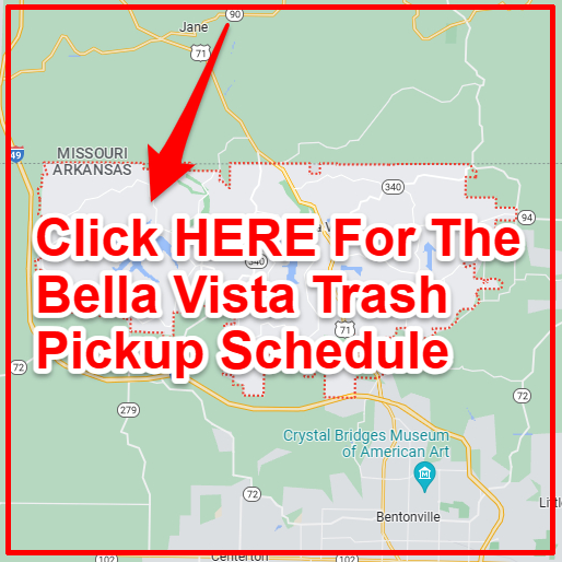 Bella Vista Trash Collection Map