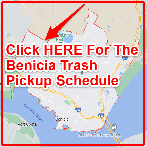 Benicia Trash Collection Map