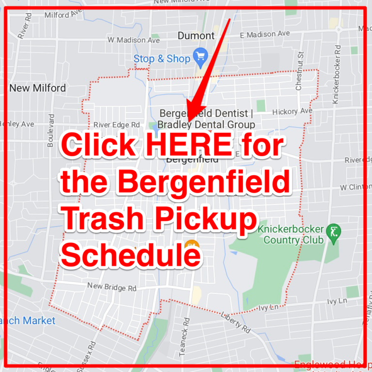 Bergenfield Trash Schedule 2024 (Bulk Pickup, Holidays, Map)