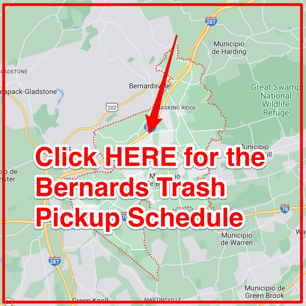 Bernards Trash Pickup Schedule