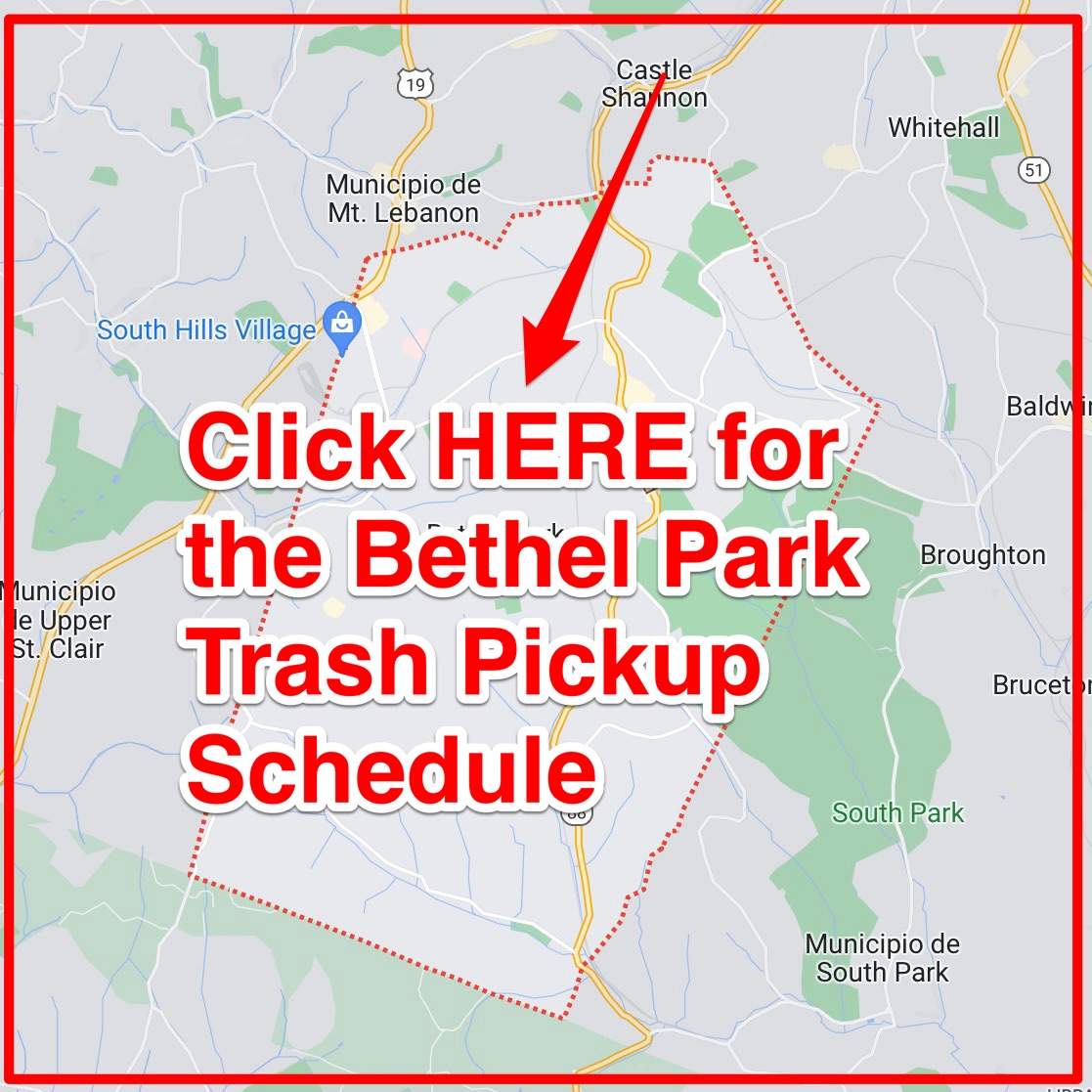 Bethel Park Trash Schedule 2024 (Bulk Pickup, Holidays, Map)