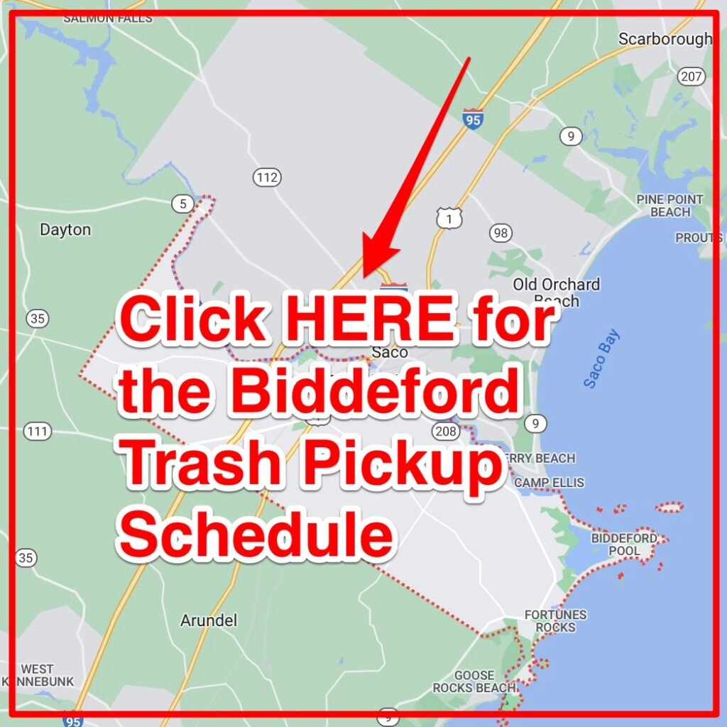 Biddeford Trash Pickup Schedule