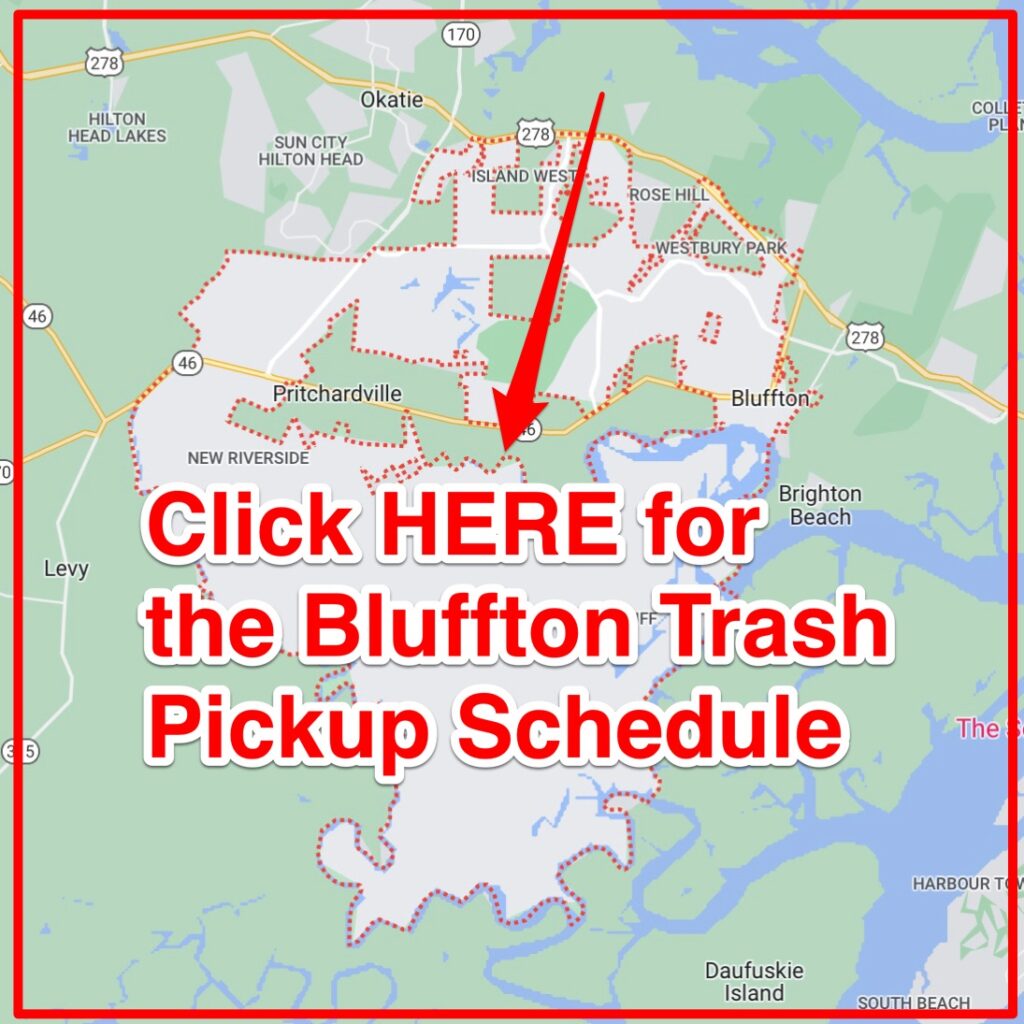 Bluffton Trash Pickup Schedule
