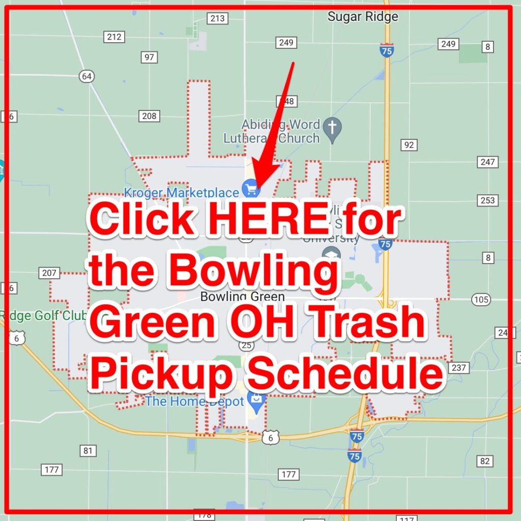 Bowling Green OH Trash Pickup Schedule