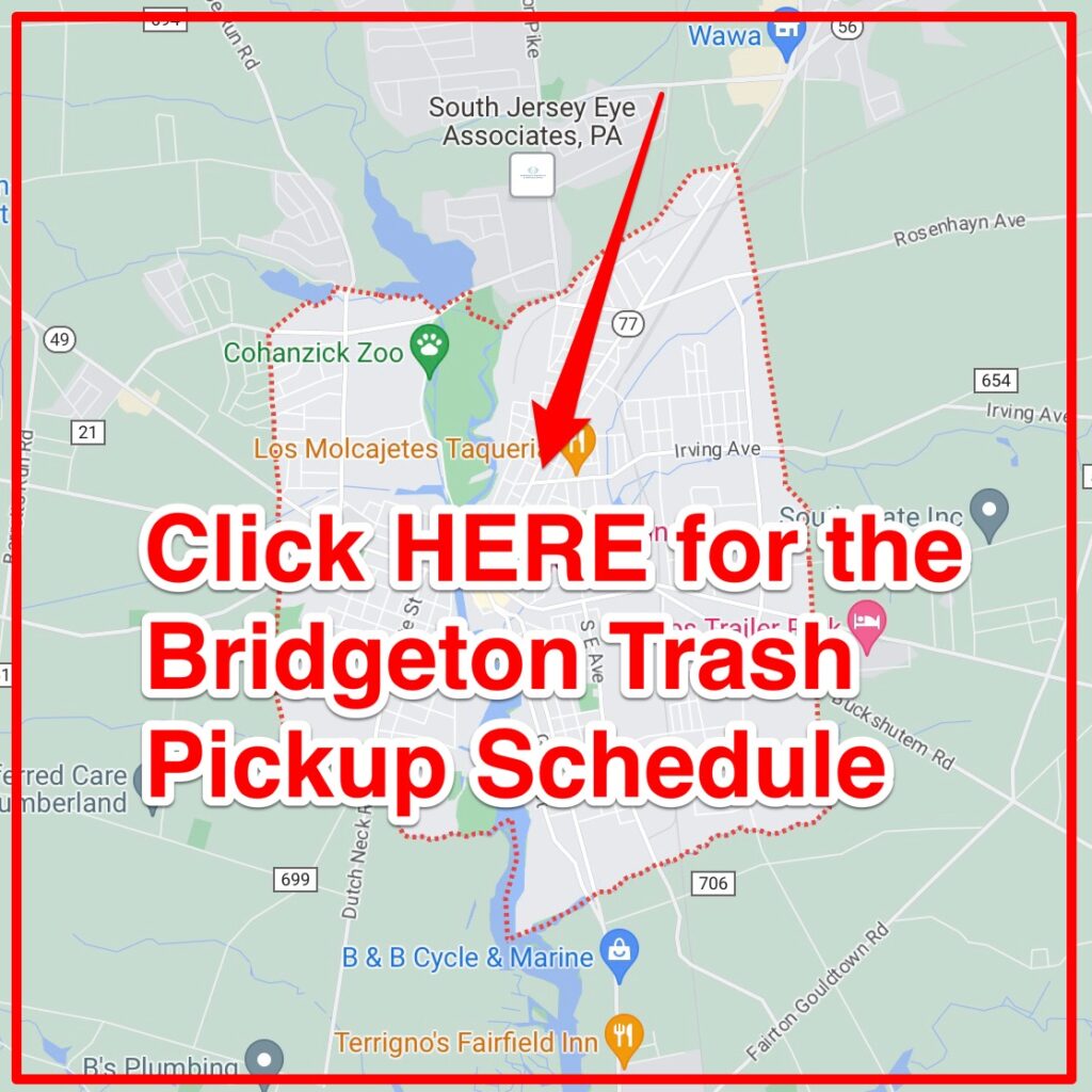 Bridgeton Trash Pickup Schedule