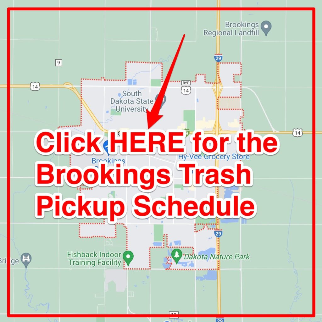 Brookings Trash Schedule 2023 (Bulk Pickup, Holidays, Map)