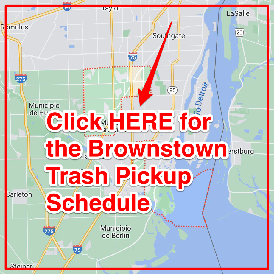 Brownstown Trash Pickup Schedule