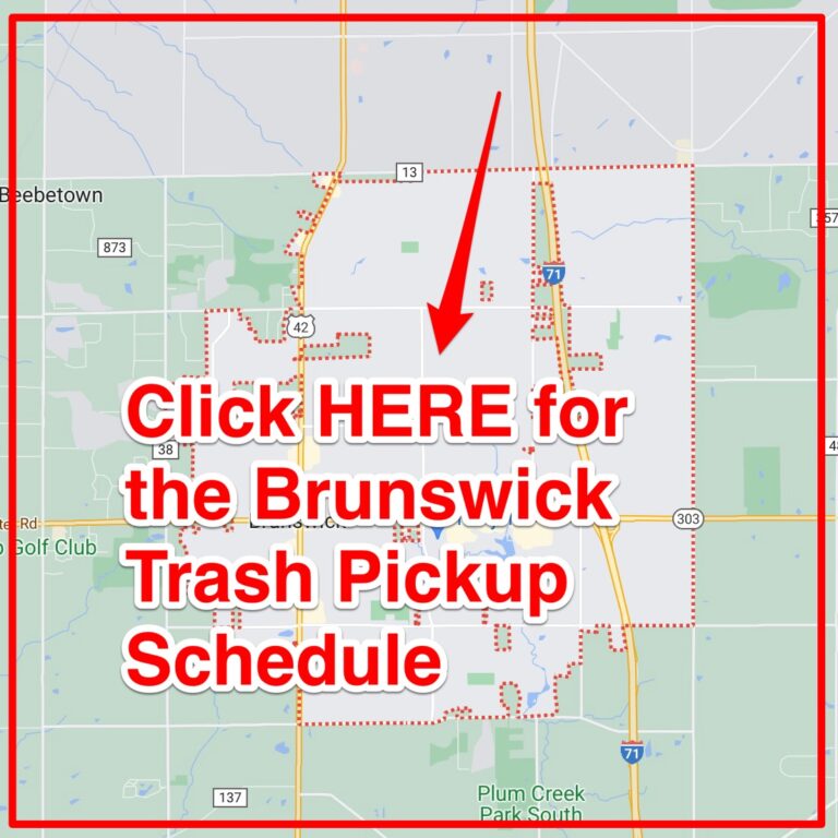 Brunswick Trash Schedule 2025 (Bulk Pickup, Holidays, Map)