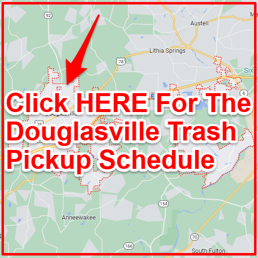 Douglasville Trash Collection Map