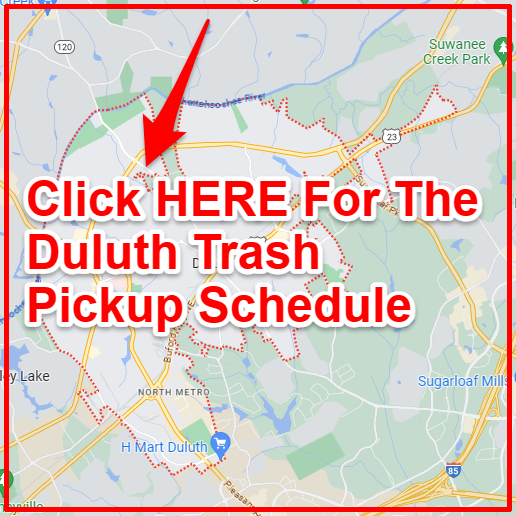 Duluth Trash Collection Map