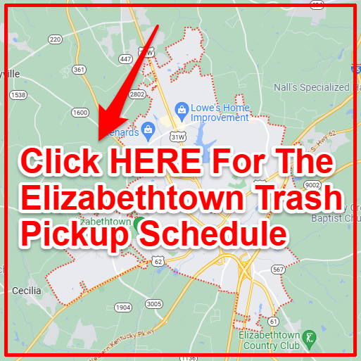 Elizabethtown Trash Collection Map