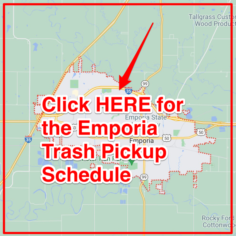 Emporia Trash Schedule 2024 (Bulk Pickup, Holidays, Map)