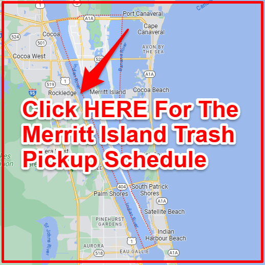 Merritt Island Trash Collection Map