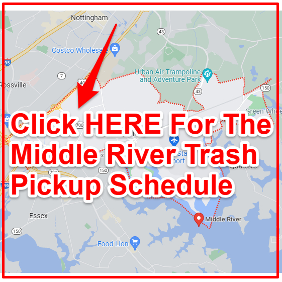 Middle River Trash Collection Map