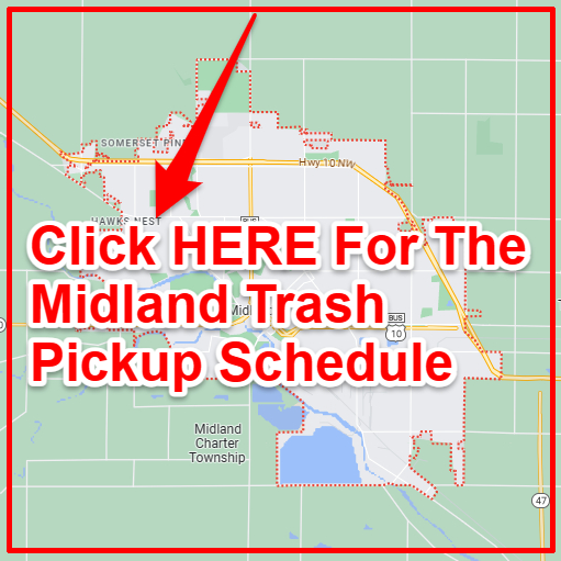 Midland Trash Collection Map