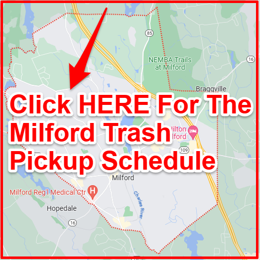 Milford Trash Collection Map